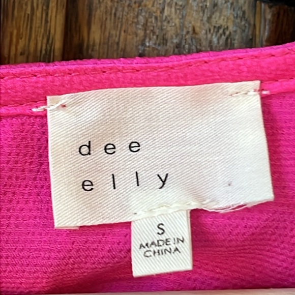 Dee Elly Hot Pink Dress - Picture 8 of 9